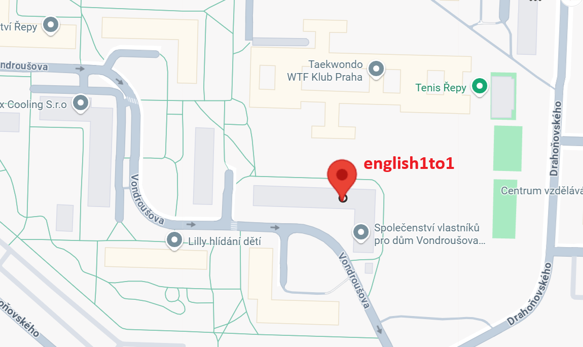 Mapa Řepy